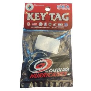 NHL ICE HOCKEY CAROLONA HURRICANES KEY TAG  NEW UNOPENED